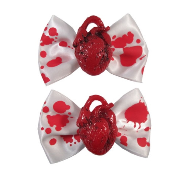 Kreepsville666 Accessories - My Bleeding Heart Hair Bows
